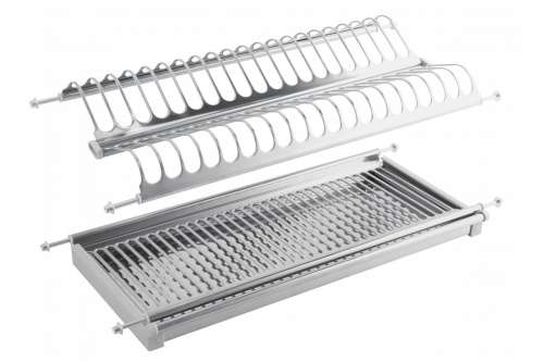Two tier dish drying rack
