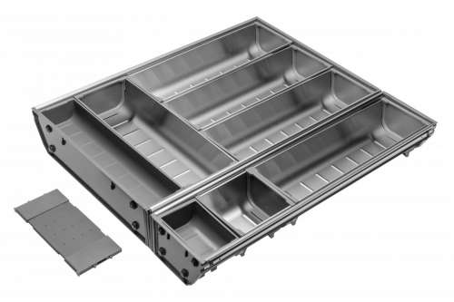 Cutlery inserts drawer depth 450mm, width 600mm Jandar